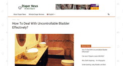 Desktop Screenshot of diapernews.com